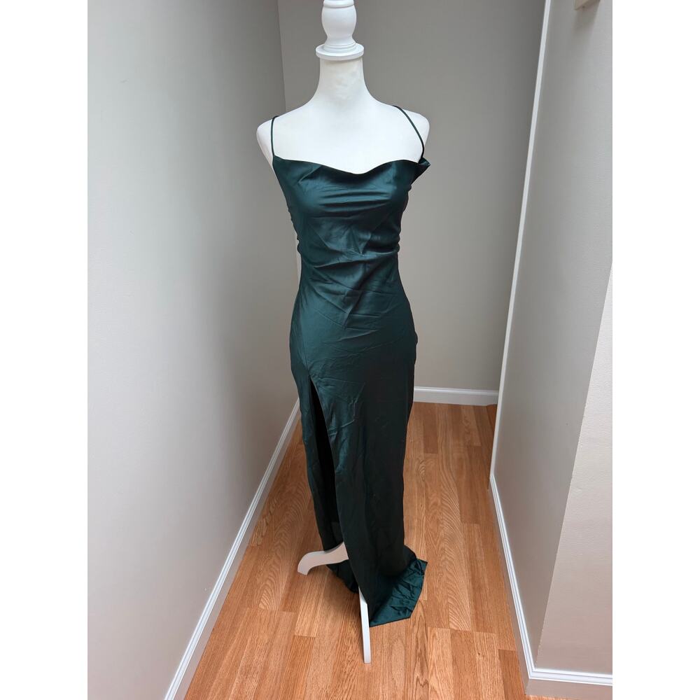 Babyboo Misha Maxi Dress Emerald Green NEW NWT Size XS - Picture 5 of 9